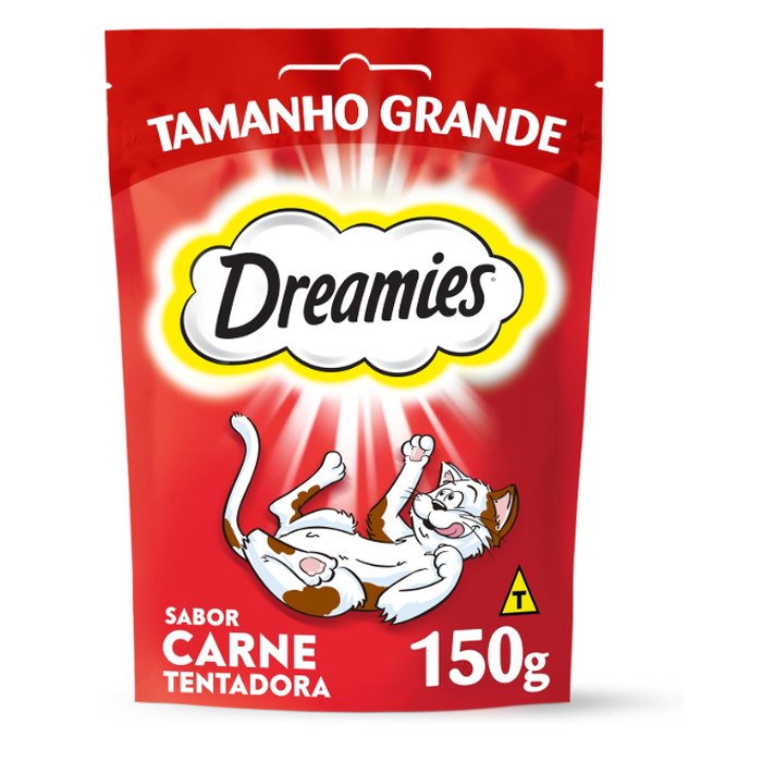 Dreamies Petisco Carne Tentadora Gatos Adultos 150G