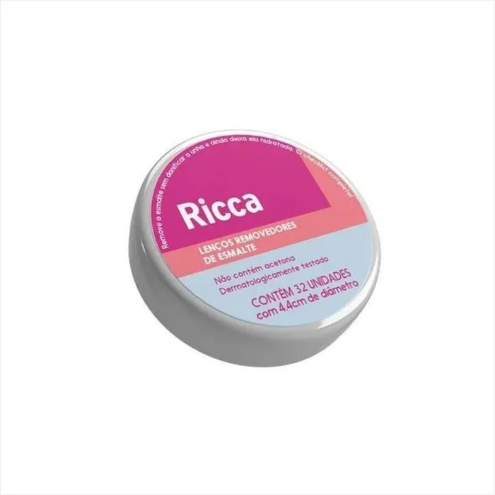 Lenço Removedor de Esmalte Ricca 32un