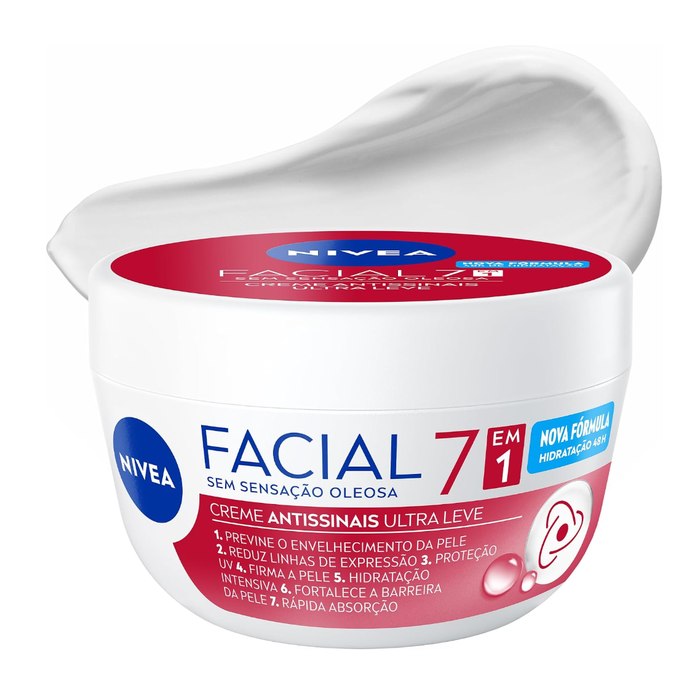 NIVEA Creme Facial Antissinais Ultraleve 7 em 1 100g