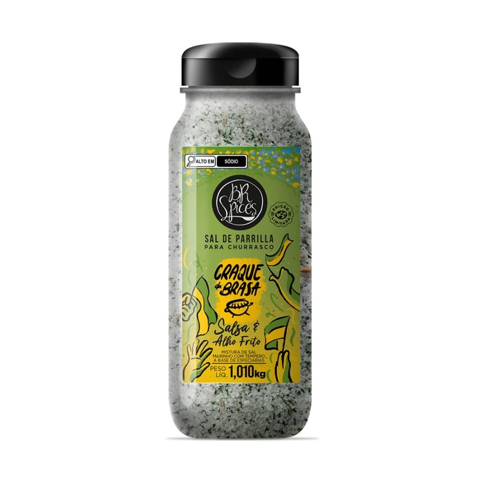 Sal de Parilla BR Spices Craque da Brasa Salsa e Alho Frito 1,01Kg