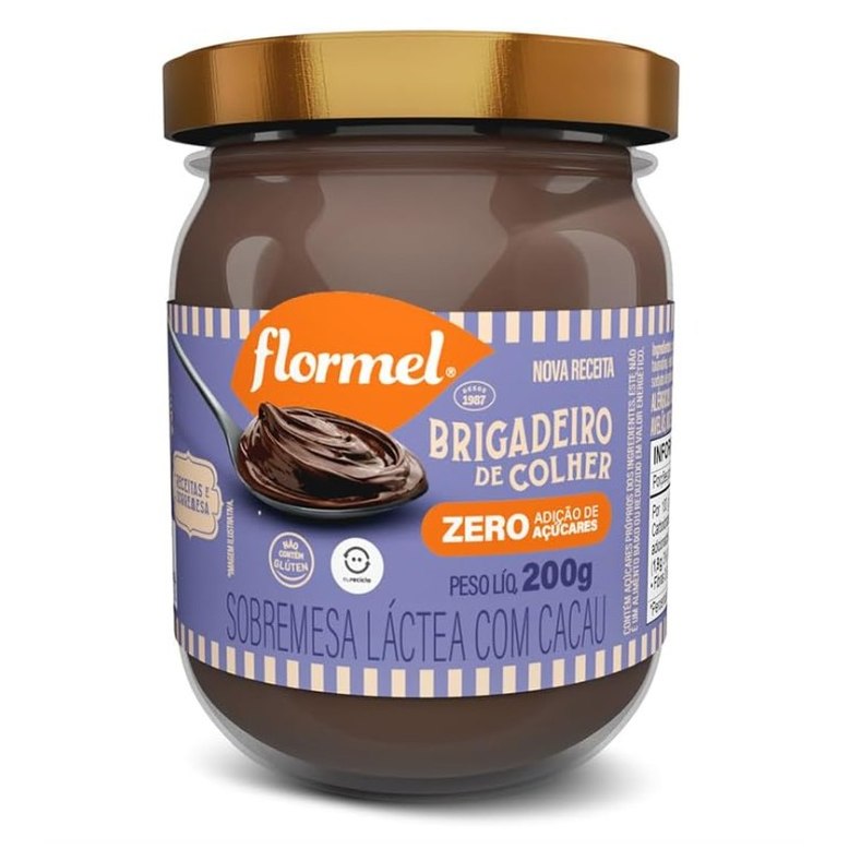 Brigadeiro de Colher FLORMEL Zero Açúcar 200g