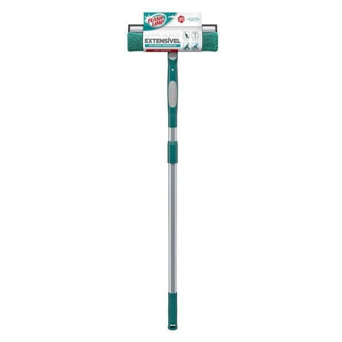 Flash Limp - Limpa Vidros com Cabo Extensível 180º