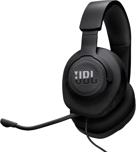 Jbl, Fone de Ouvido Com Fio, Quantum 100M2, Headset Gamer, Over Ear, Microfone Removível Preto