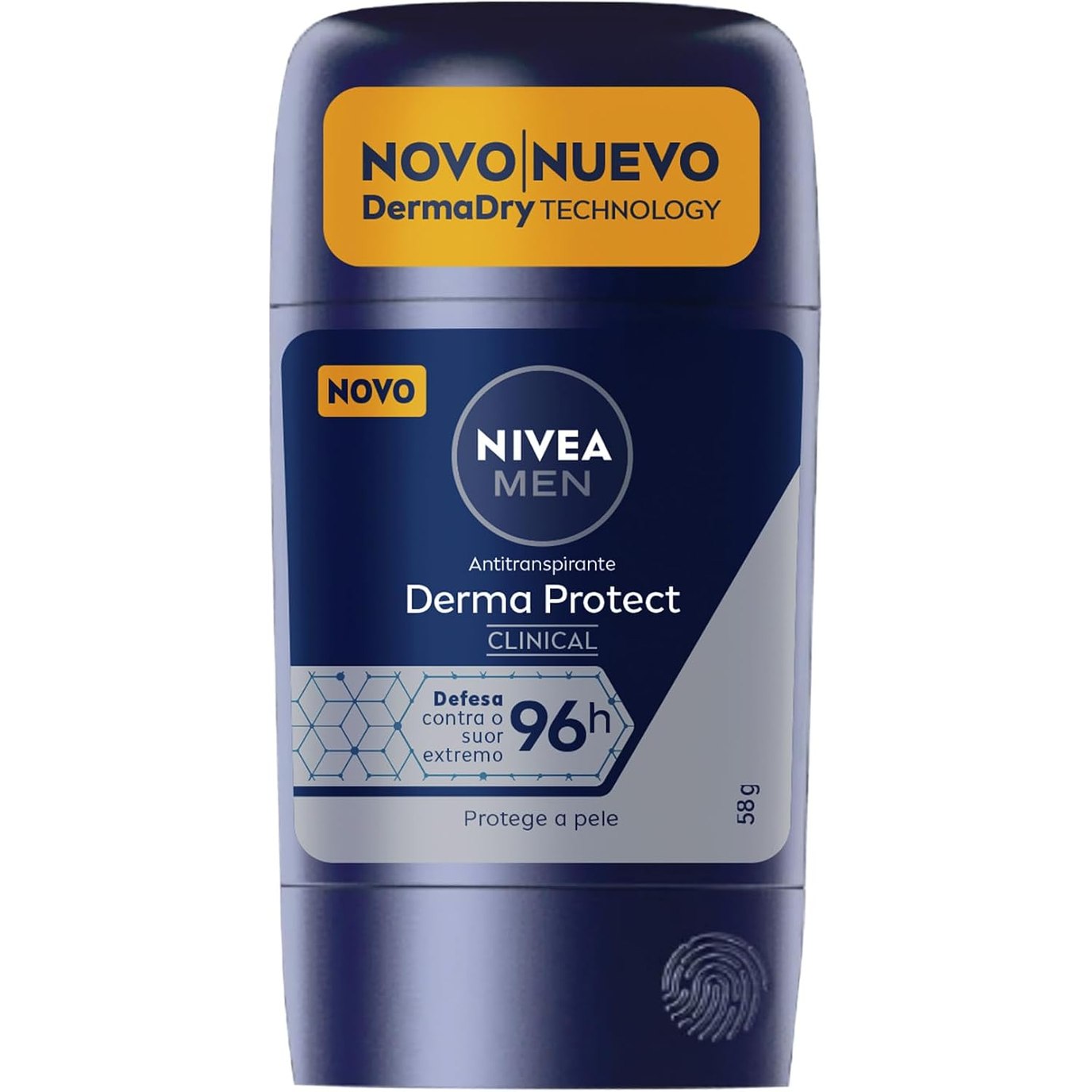 NIVEA MEN Desodorante Antitranspirante Stick Derma Protect Clinical 58g