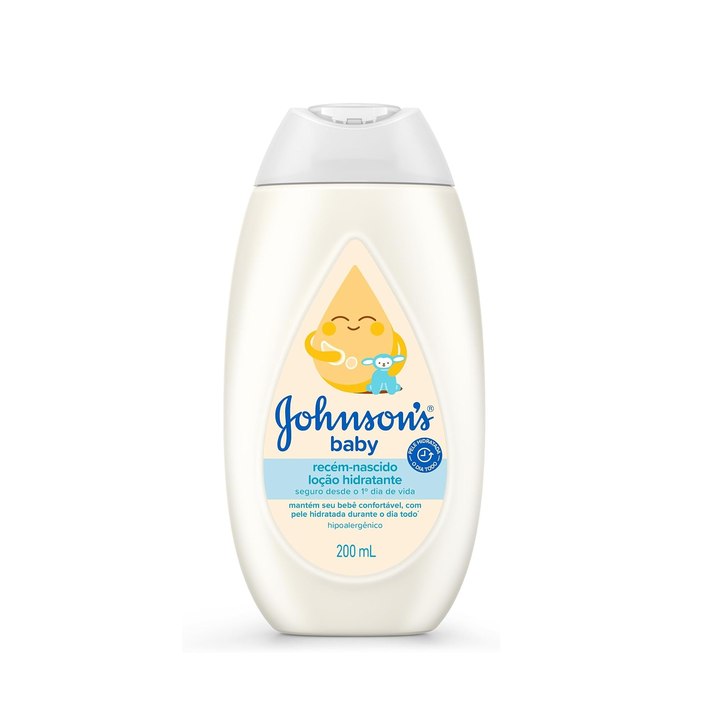 Loção Hidratante Johnson's Baby Recém Nascido 200ml