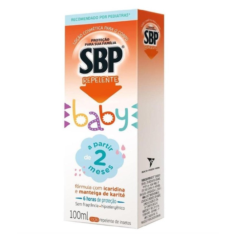Repelente para Bebê SBP Baby Loção Corporal com Icaridina 100ml