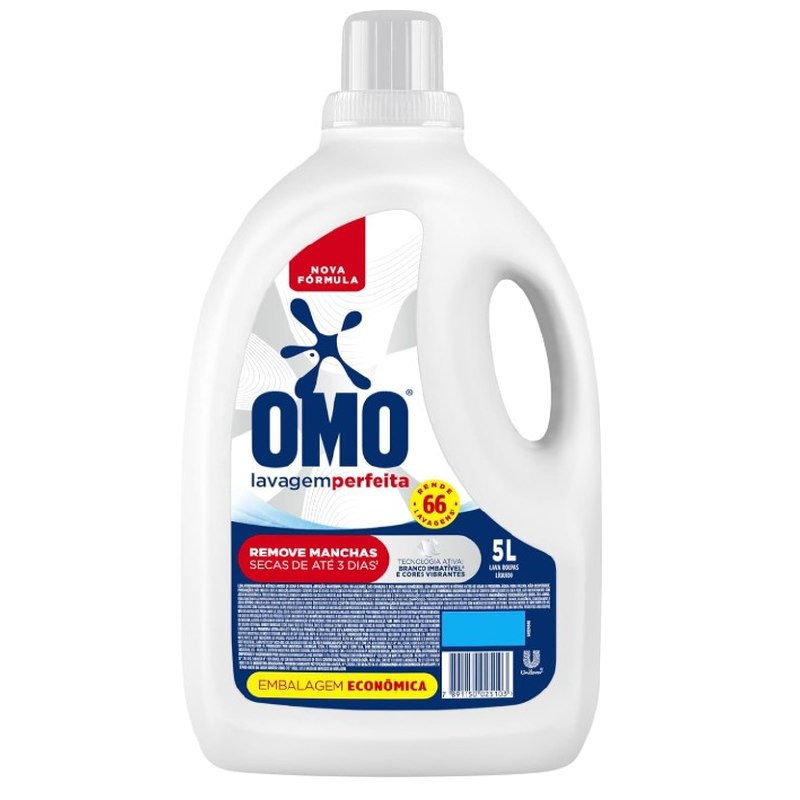 OMO Lavagem Perfeita - Sabão Líquido 5L