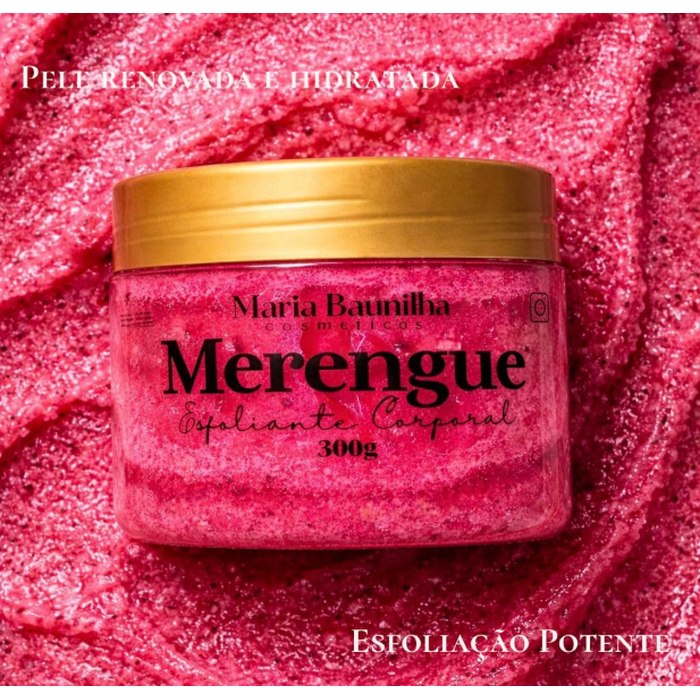 Esfoliante Corporal Maria Baunilha (Merengue de Morango) 300g