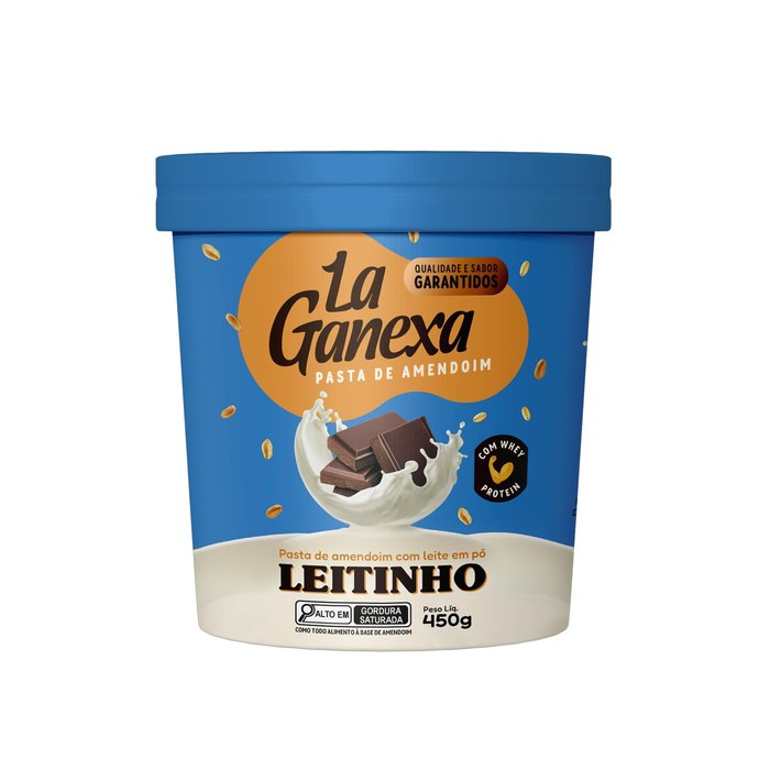 Pasta de Amendoim La Ganexa Sabor Leitinho 450G