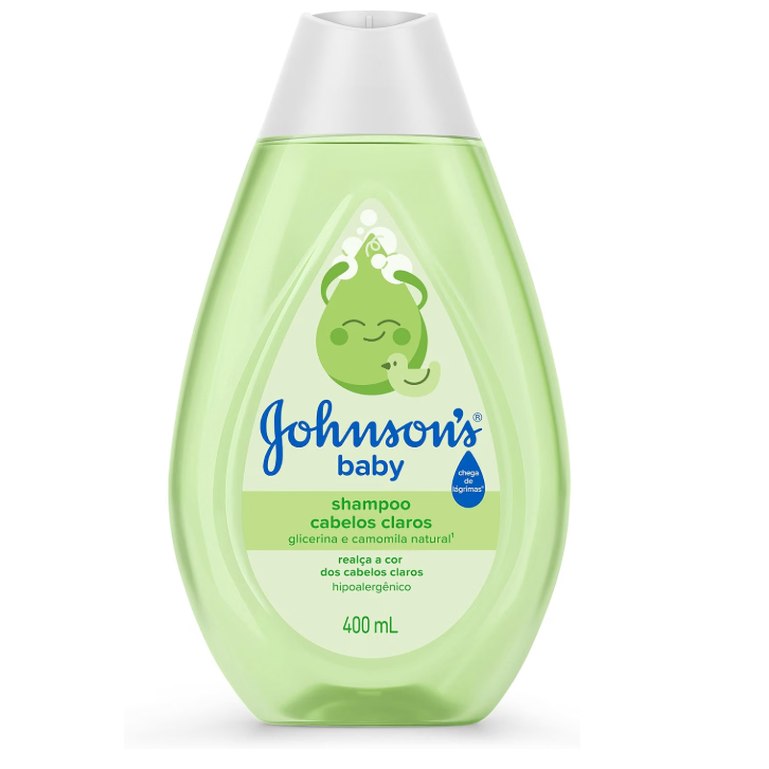 Shampoo Para Bebê Johnson's Baby Para Cabelos Claros, 400ml