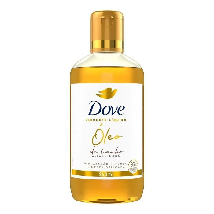 Óleo de Dove Banho Hidratação Intensa e Limpeza Delicada 240ml