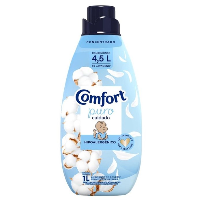 Amaciante Concentrado Comfort Puro Cuidado 1L