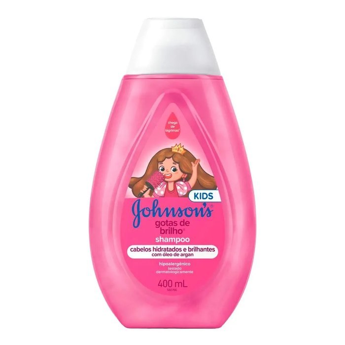 Shampoo Johnson's Baby Gotas de Brilho 400ml