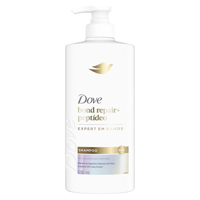 Shampoo Dove Bond Intense Repair + Peptídeo 600ml