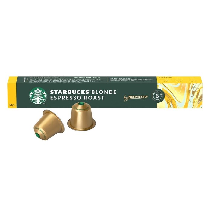 Café em Cápsula Starbucks Blonde Espresso Roast by Nespresso - 10 cápsulas