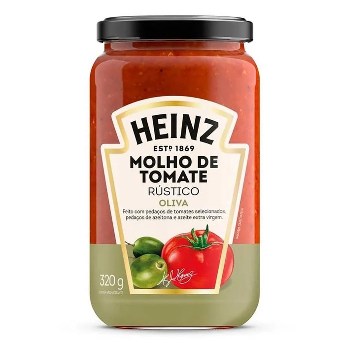 Molho de Tomate Rústico Oliva Heinz 320G