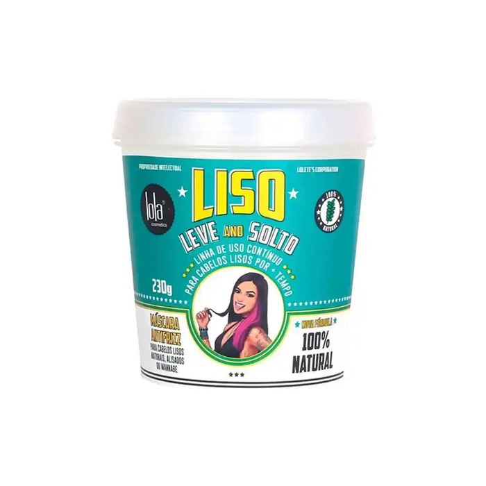 Máscara Lola Cosmetics Liso Leve e Solto 230g