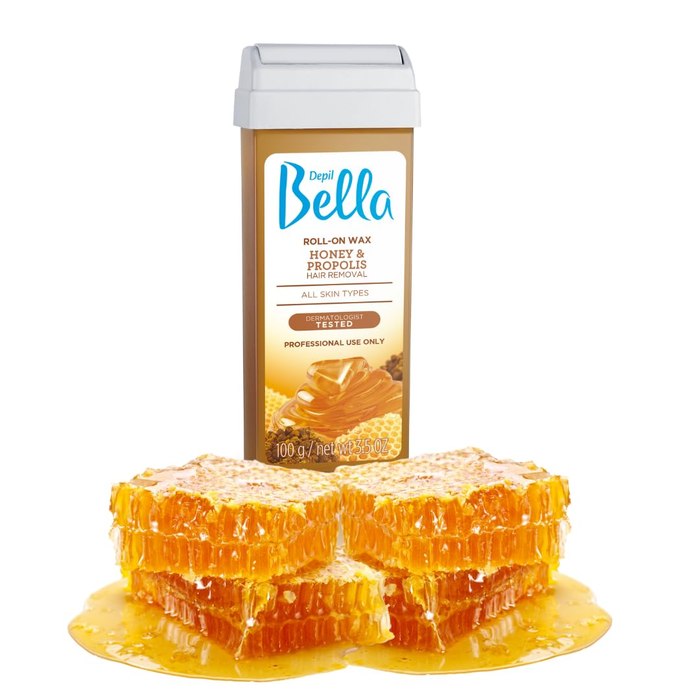 Cera Depilatória Refil Roll Depil Bella On Própolis e Mel 100g