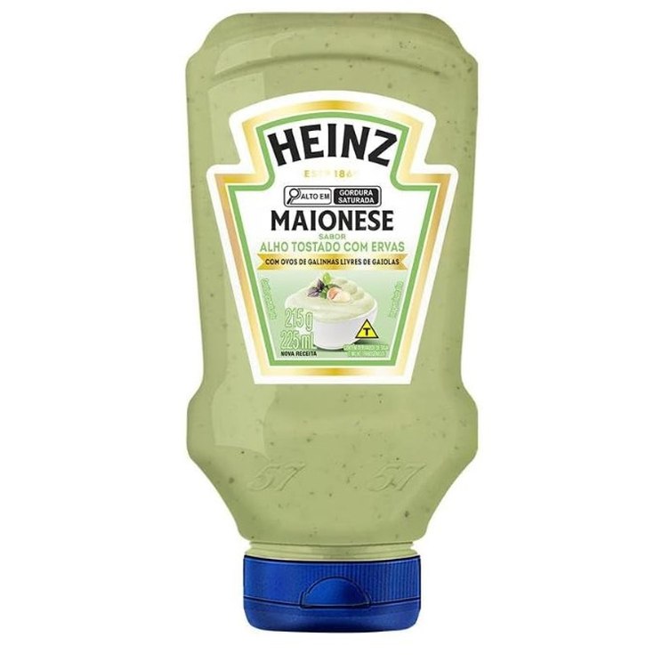 Heinz Maionese Alho Tostado com Ervas 215G