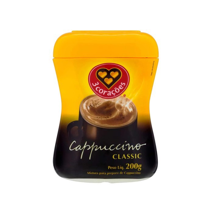 Cappuccino 3Corações Classic 200G