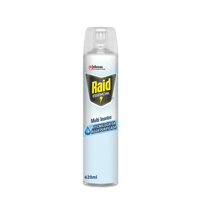 Inseticida Aerosol Multi Insetos Raid Essencial 420ml