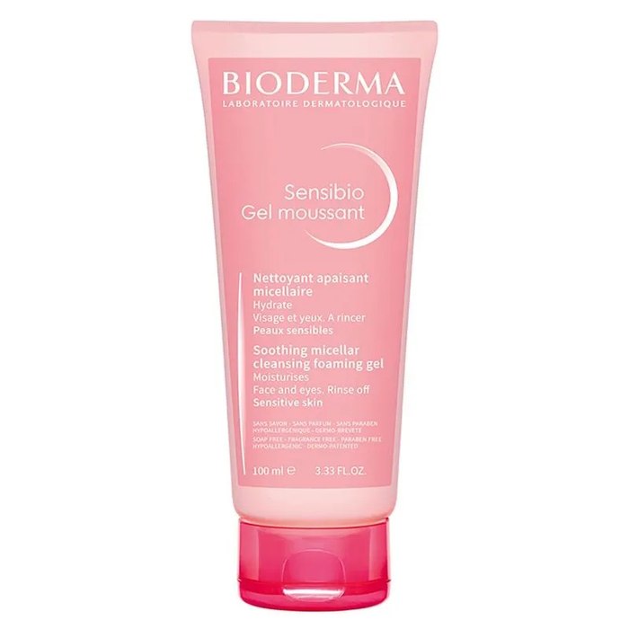Gel de Limpeza Micelar Bioderma Calmante e Hidratante Sensibio Gel Moussant 100ml