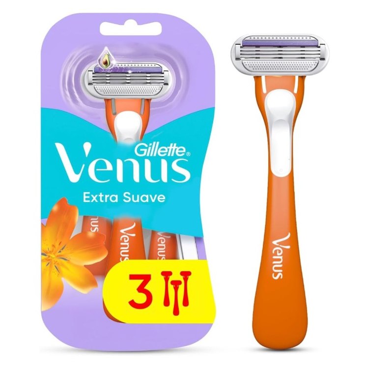 Gillette Venus Extra Suave 3 Unidades
