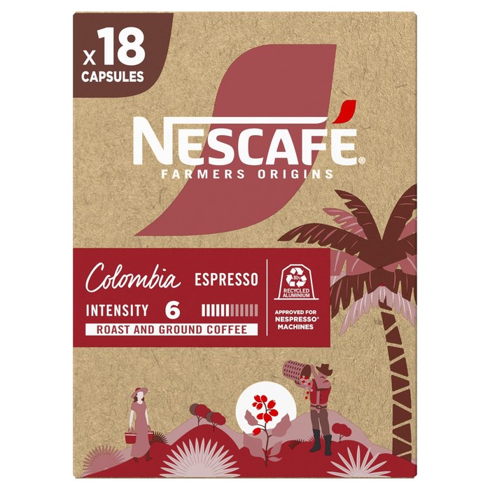 Café em Cápsula Nescafé Farmers Origins Colombia 8 Cápsulas 44g