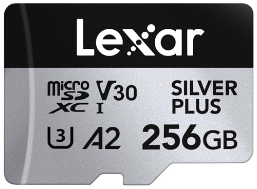 Cartão de Memória Lexar Professional Silver Plus microSDXC Uhs-I Card 256Gb