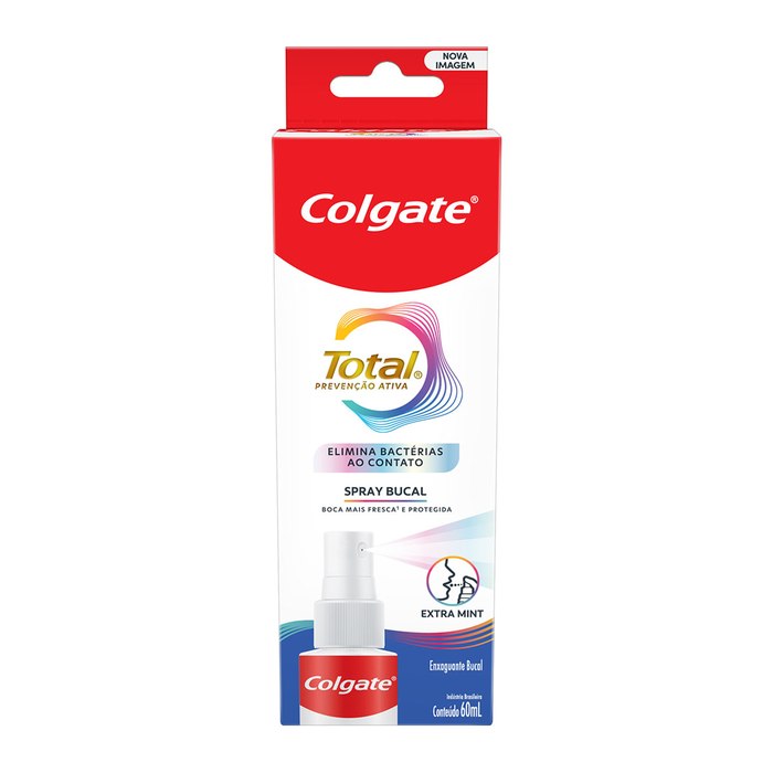 Spray Bucal Antibacteriano Colgate Total Refrescante 60ml