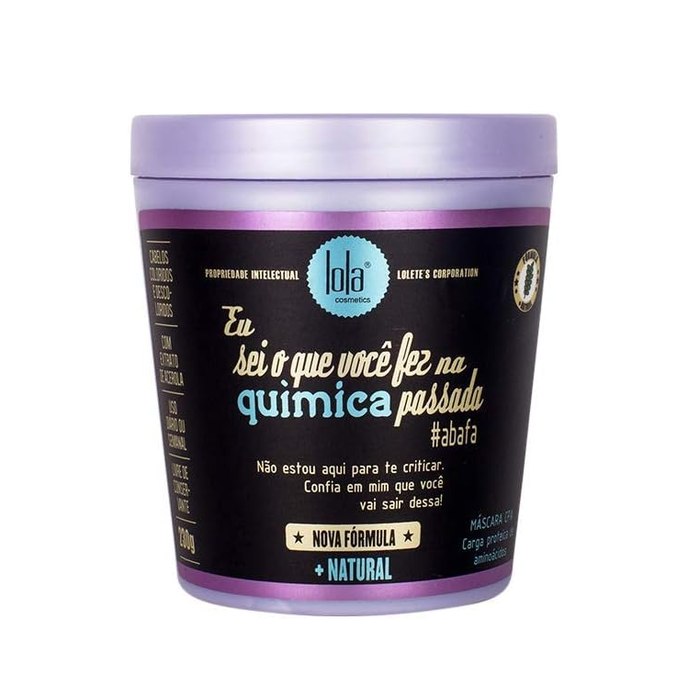 Máscara Capilar Lola Cosmetics Eu Sei O Que Você Fez na Química Passada 230g