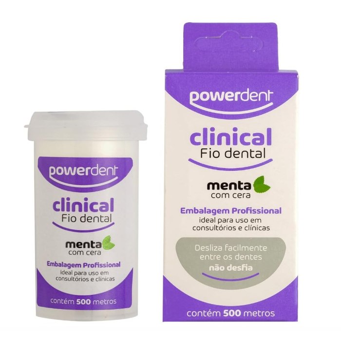 Fio Dental Embalagem Profissional em Rolo PowerDent - 500m