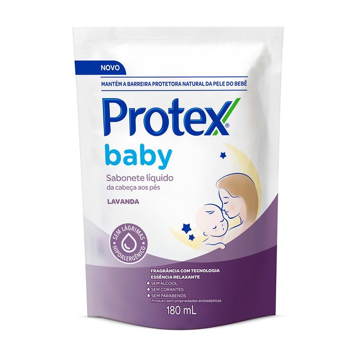 Sabonete Liquido Protex Baby BW Lavanda Refil 180ml