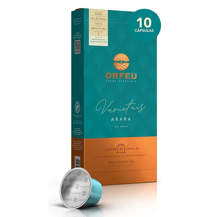 10 Cápsulas de Café Arara Orfeu