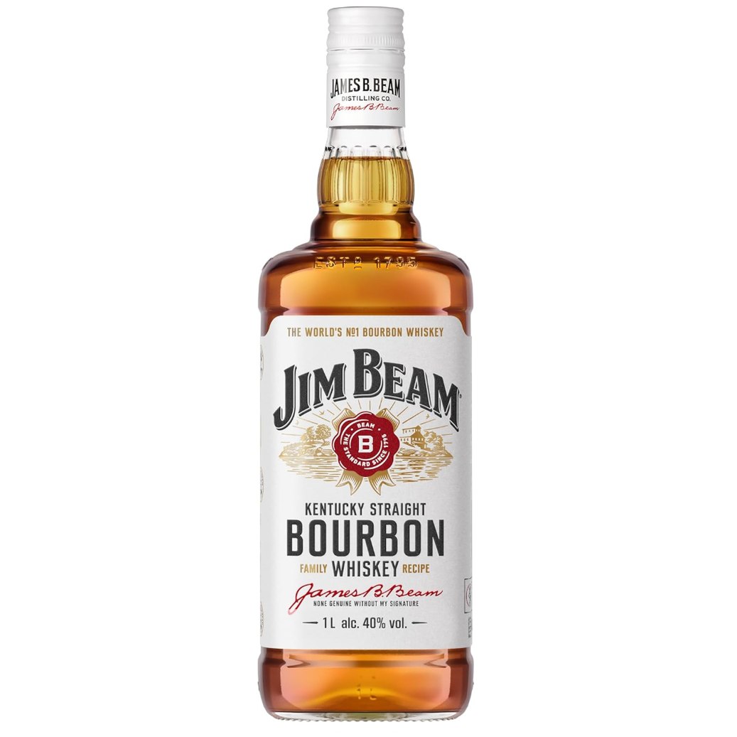 Bourbon Whiskey Jim Beam White 1L