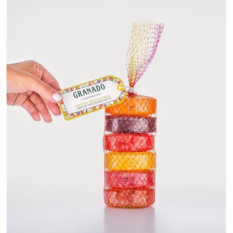 Kit Sabonetes Barra Granado Frutas Brasileiras 6x90g