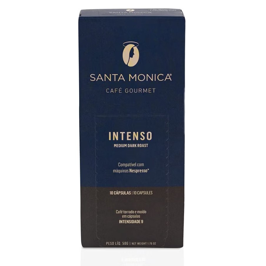 Cápsulas de Café Intenso Santa Mônica - compatíveis com Nespresso (10 unid)