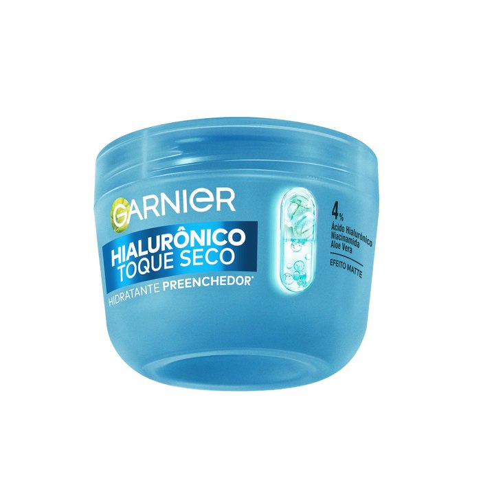 Gel Creme Hidratante Facial Toque Seco Hialurônico Garnier 85g