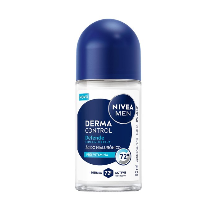 Desodorante Roll-On Nivea Men Derma Control Defende 50ml