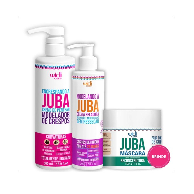 Kit Widi Care Encrespando Modelando a Juba com Máscara Reconstrutora