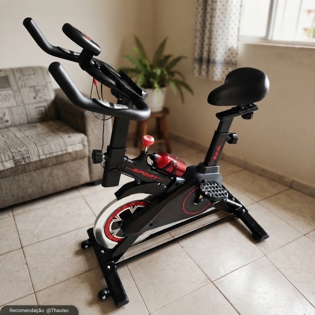 Bicicleta Ergomátrica para Spinning até 120kg Liftness X11 Roda de inércia 6kg