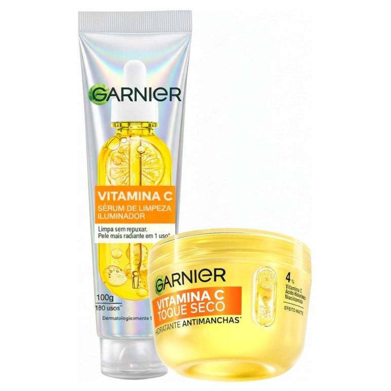 Sérum de limpeza 100g + Hidratante Antimanchas Garnier 85g