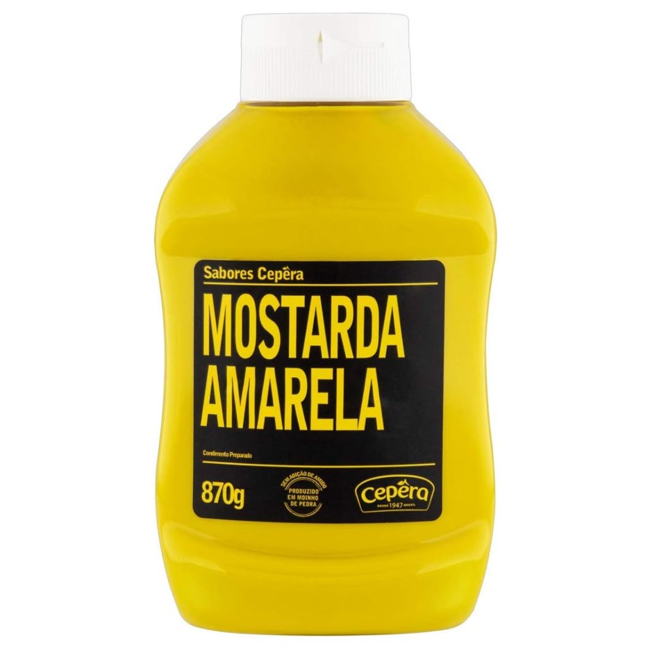 Mostarda Amarela Sb. Cepera 870g