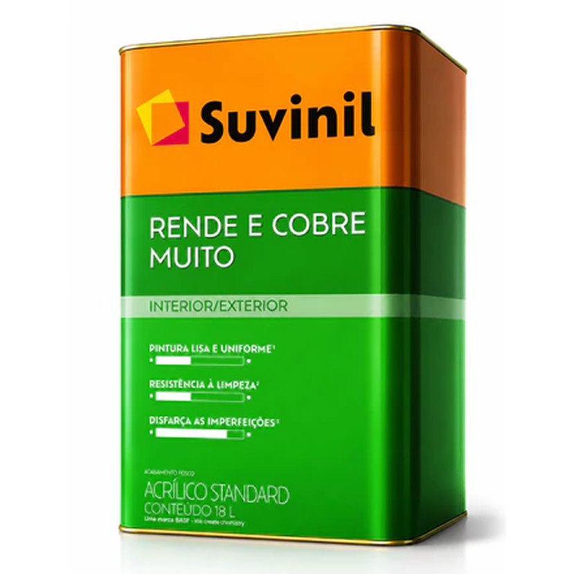 Tinta Rende & Cobre Muito Cores Básicas 18L Suvinil
