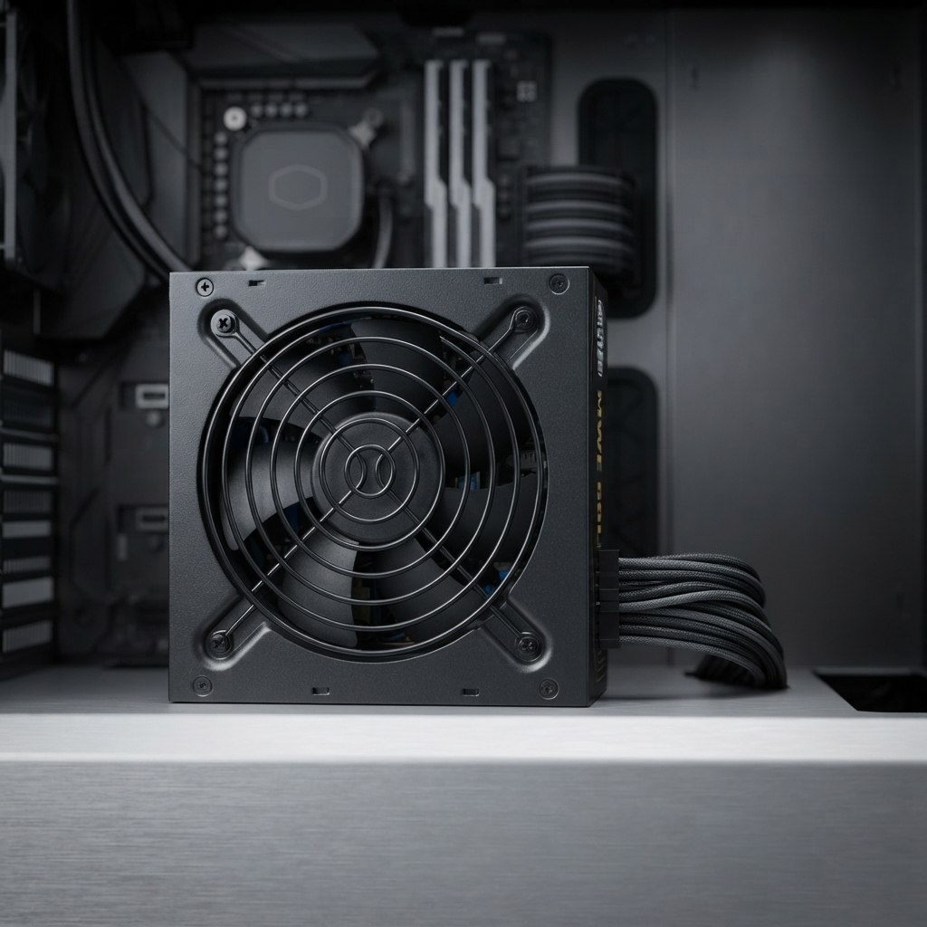 COOLER MASTER, FONTE COOLER MASTER ATX 3.1 850W MWE GOLD 850 V3 PFC ATIVO 80 PLUS GOLD COM CABO DE FORCA GARANTIA 5 ANOS