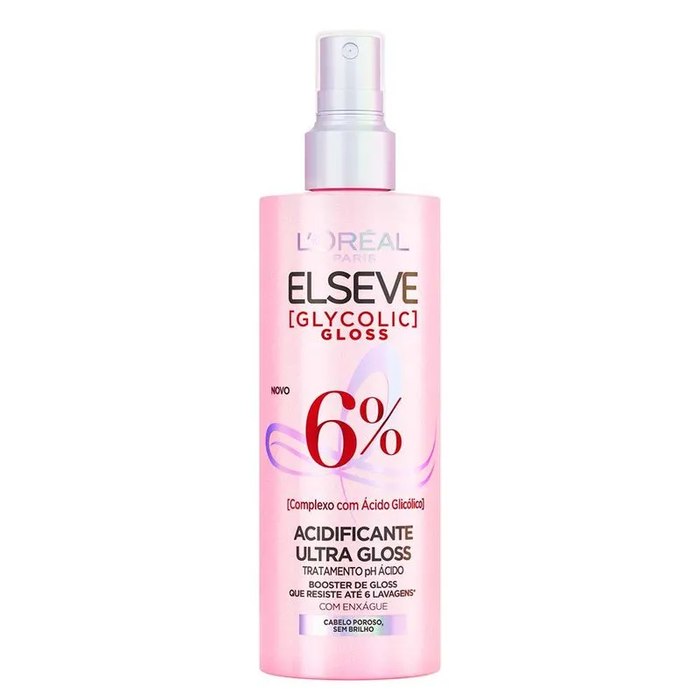 Acidificante Capilar L'Oréal Paris Elseve Glycolic Gloss Ultra Gloss 200ml