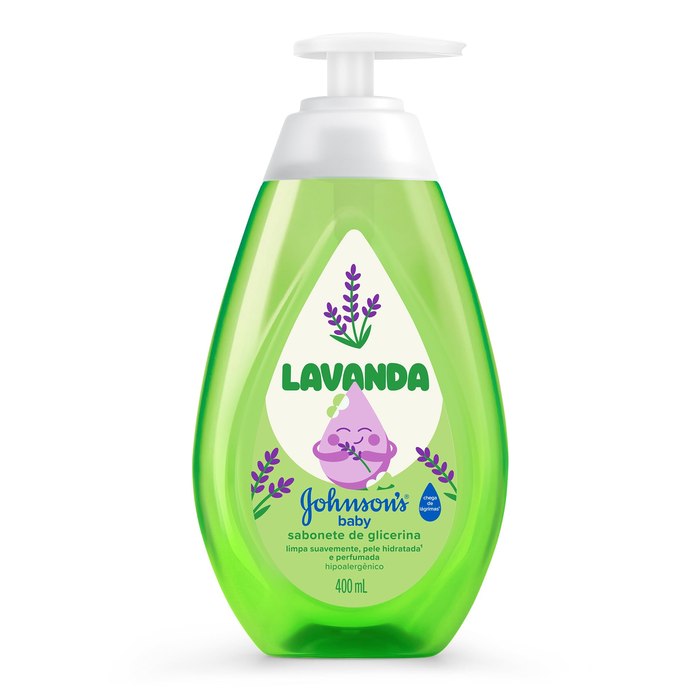 Sabonete Líquido Johnson's Baby Glicerina Lavanda 400ml