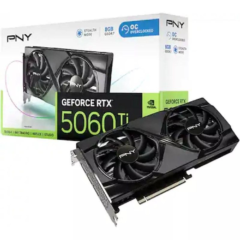 Placa de Video Geforce Nvidia PNY RTX 5060 TI 8GB OC