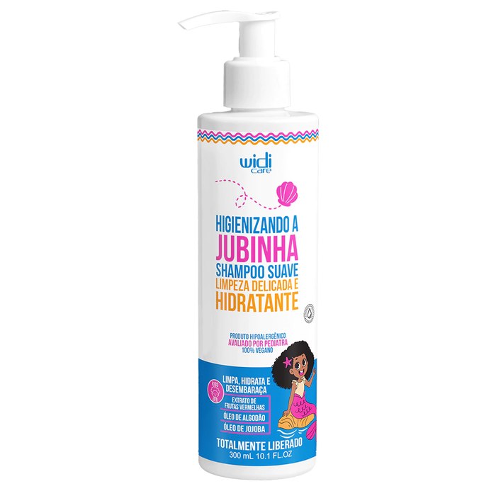 Shampoo Widi Care Higienizando a Jubinha Limpeza Delicada e Hidratante 300ml