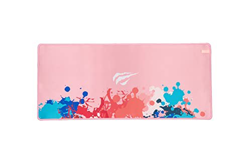 Havit Mouse Pad Gamer Grande MP847 Dimensões 700 x 300 x 3 mm Base de Borracha Antiderrapante, Lona Mercerizada, Borda Costurada, Cobertura de Borda